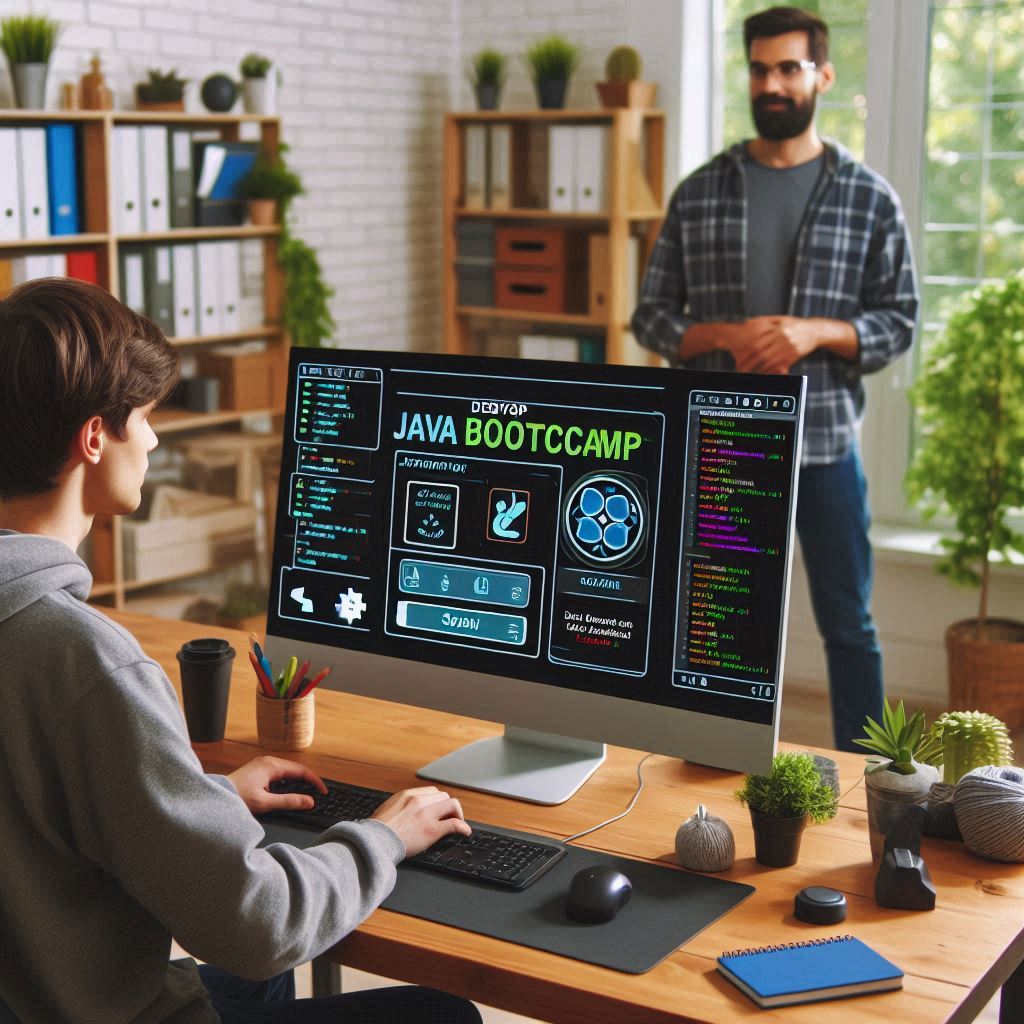 Java developer doing Java Bootcamp course